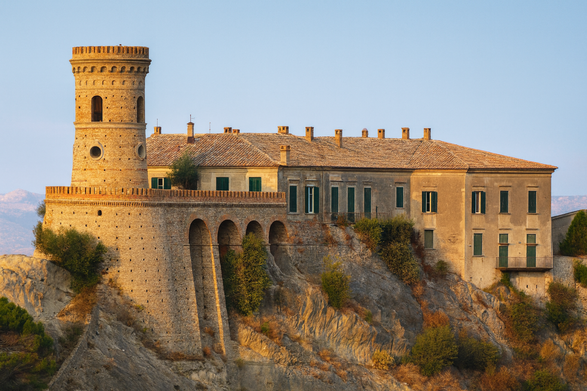 Il castello e la villa comunale